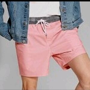 Original Use Shorts Swim Trunks, Size XXL, Gray Salmon, Pockets